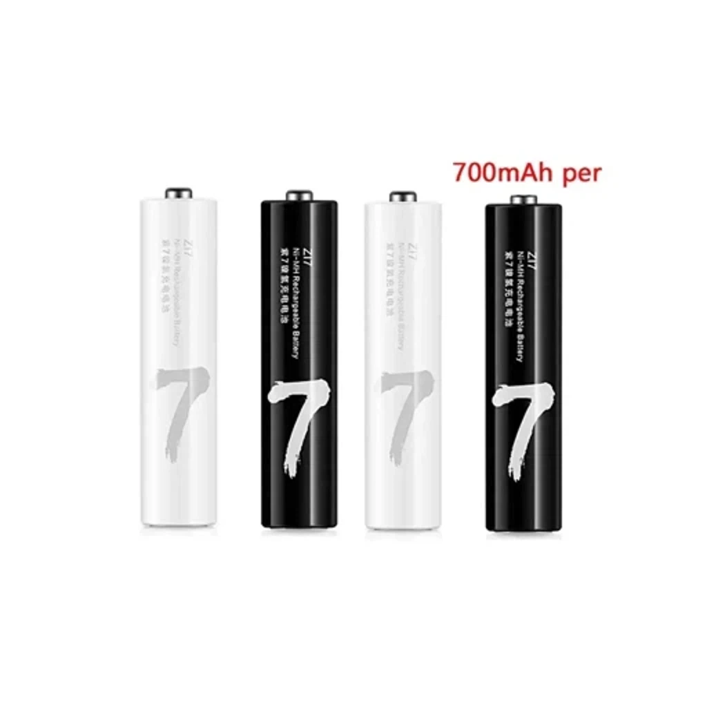 Аккумуляторные батарейки Xiaomi ZI7 Ni-MH Rechargeable Battery (HR03-AAA) (4 шт.) (NQD4003RT)
